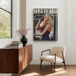 (Framed Frameless Poster Optional) Vintage Canvas Art Poster - Sabrina Wall Decor, Retro-Style Canvas Painting For Aesthetic Room Decoration, Perfect Gift For Fans, Home , Office Decor