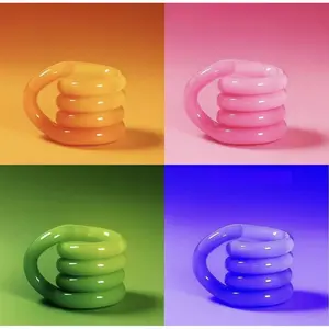 3D Sensory Tangle Fidget Toy – Color-Changing Stress Relief Twist, Foldable & Flexible Hand Spinner for ADHD, Autism, and Anxiety Relief