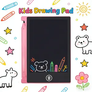4.5 Inch LCD Writing Board, Handwriting Tablet, Digital Drawing Pad, Drawing Pad, Educational Learning Toy, Birthday Gift, Home Classroom Car Travel Fridge Memo Board