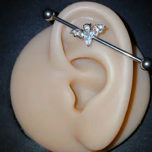 Bat Industrial Ear Piercing