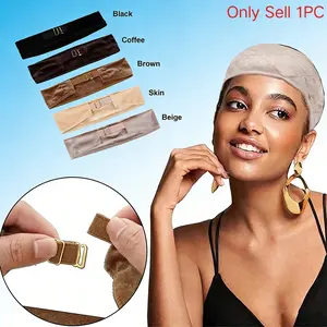 1Pc Velvet Wig Grip Headband, Adjustable Elastic Band, Non-Slip Stretch Cotton Wig Scarf