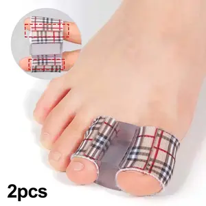 2pcs Toe Separators For Feet, Unisex SEBS Stripe Toe Protector - Foot Care Tools Foot, Suitable For Daily Use, Nail