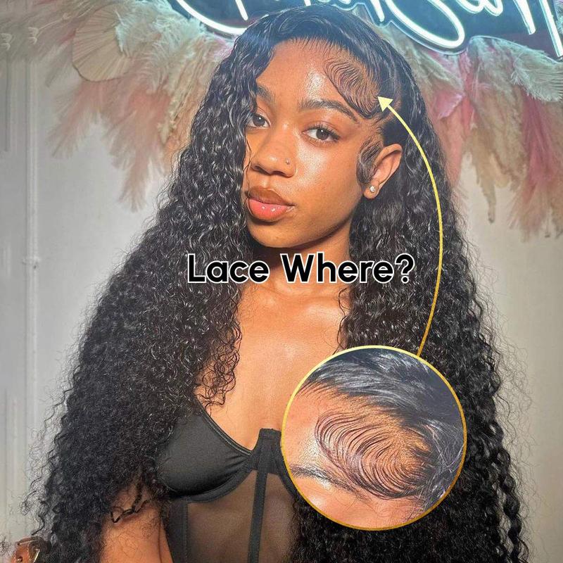 [Exclusive Deal] OQ HAIR Water Wave 13x6 Lace Front Wigs Human Hair Pre Plucked Lace Frontal Wigs For Women With Baby Hair Various Styles