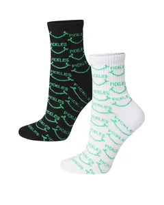 Pickle Smile Pattern High Socks