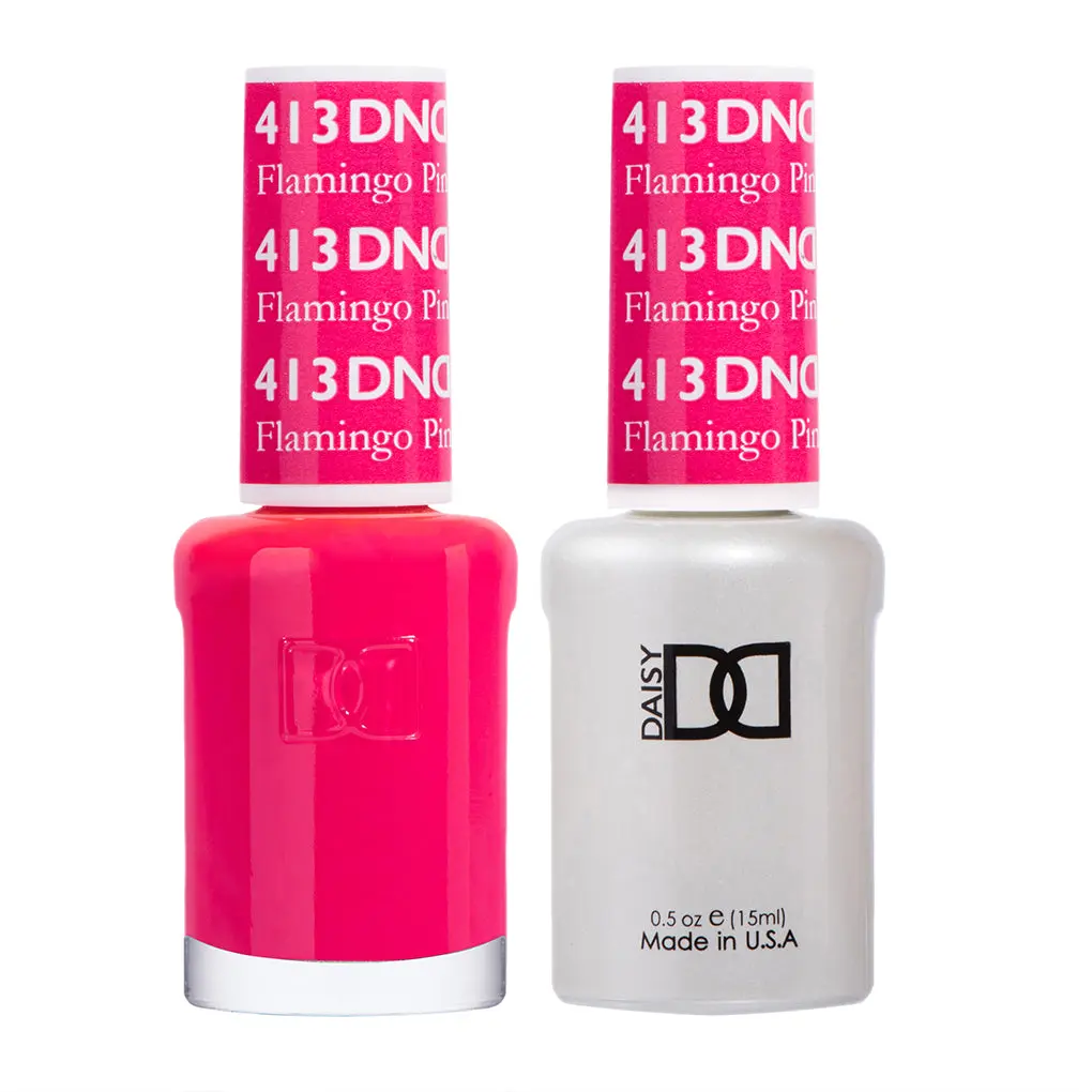 DND UV Gel Nail Polish, #413 Flamingo Pink Polish in a Bottle