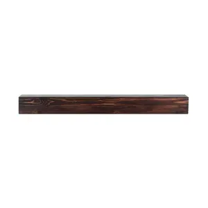 VEVOR Fireplace Mantel Wood Shelf Floating Rustic Fireplace Mantel 48" Brown