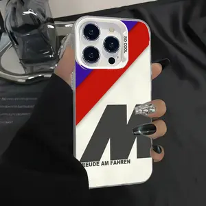 Bmw M Sport Design Phone Case Stylish TPU Cellphone Casing Phonecases for iPhone 17 16 15 14 13 12 11 Pro/Max/Plus Shock-proof Anti-fingerprint Anti Fall Matte Back Cover
