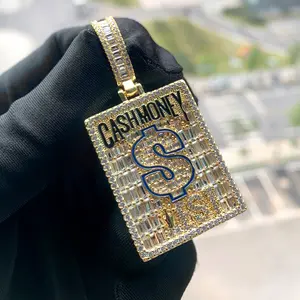 Hip hop's new CASHMONEY dripping pendant European and American hiphop hipster pendant wholesale