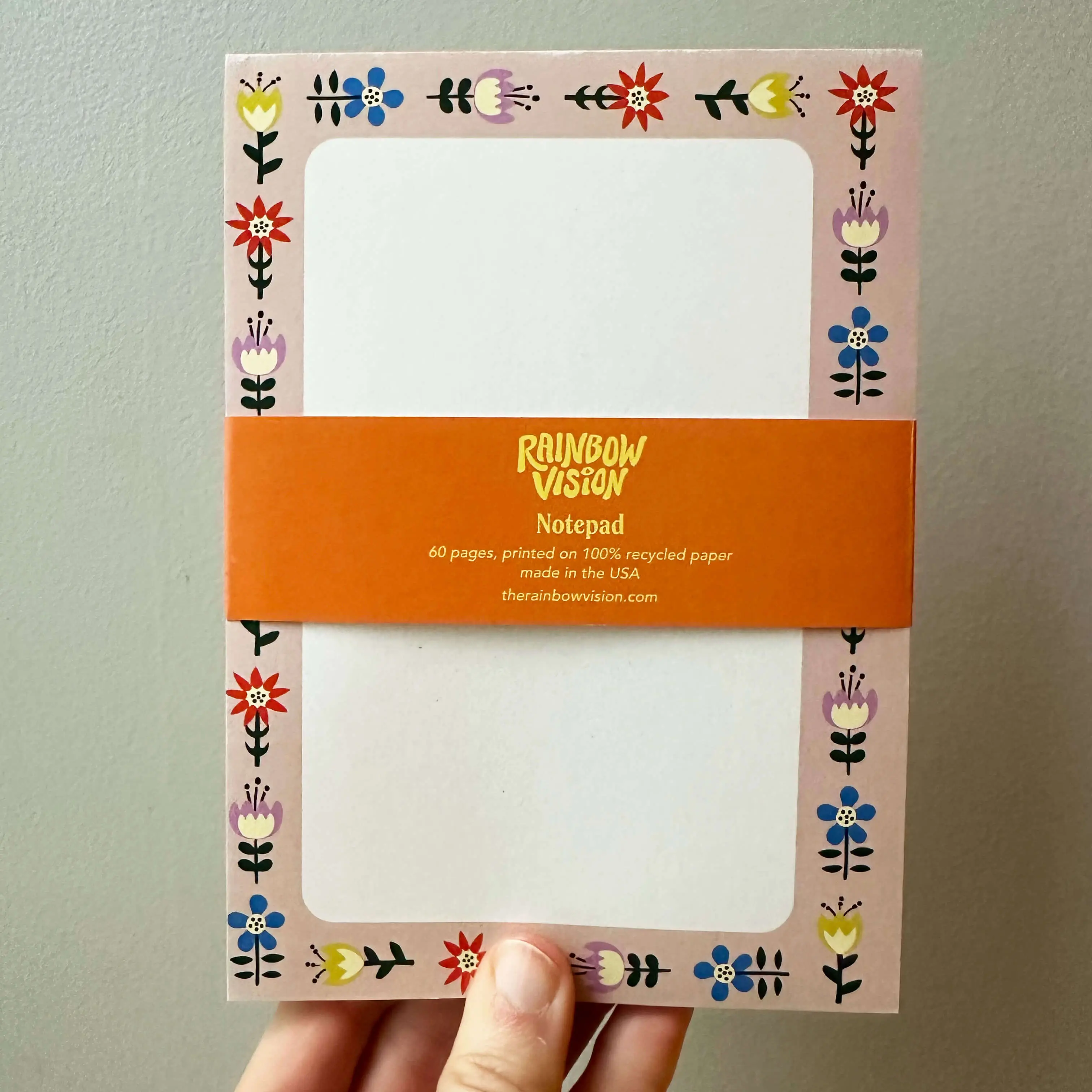 Misfit Notepads - Folk Floral