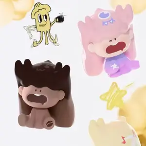 Wanunbox QUUPID Emotional Monster Mini Series Unboxing Toy, PVC/ABS Stress Relief Classic Novelty Toy for 15 Years Old or Above, Includes Secret Edition, 1-3cm Error Note, Ideal for Unboxing Video Content