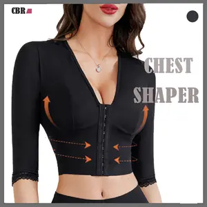 Women Shaping Bra Top Yoga Front Button Sports Jacket Shaping Sleeves Womenswear Comfortable Fit for Active Activities Gym Workout Shirt Fitness Outfit Gym Exercise Activewear Gym Tees Gym Tees Gym Athletic Mesh Gym Tees Gym Tees