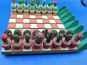 The Cactus Chess Set: A Desert Oasis of Strategy, Disguised!