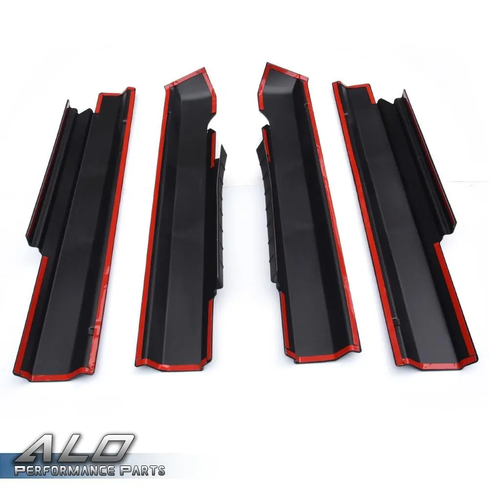 Rocker Panel Protector Guard Cover Trim Fit For 2009-2018 Dodge Ram Crew Cab