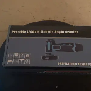 12V Cordless Mini Brushless Angle Grinder Kit with 4 Gutting Blades,2 pcs 12V 1500mAh Batteries 19500 RPM/Min,for Cutting Grinding Polishing Electric Heavy Duty Handle Power Tools,Blackfriday,Christmas Gift