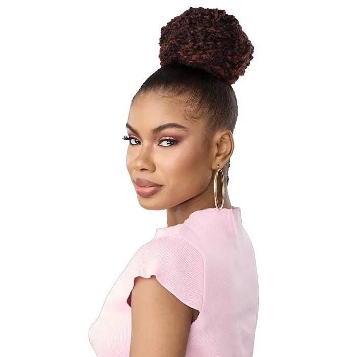 Outre Pretty Quick Bun Hair Piece - NATURAL CURLY BUN