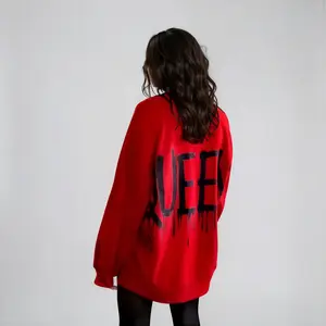 'QUEENING' PAINTED SWEATSHIRT