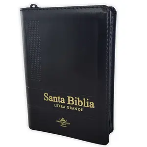 Biblia Compacta con Cierre Reina-Valera 1960: imit. negro con índice