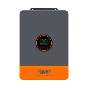 PowMr Solar Inverter 12000W 48V to 120V/240V AC Split Phase Pure Sine Wave Inverter Built-in 200A MPPT Controller, Support Parallel 6 inverters, for Lead Acid and Lithium Battery and Batteryless Run