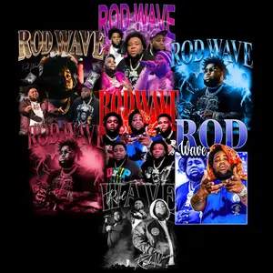 DTF Pre-Print Sheet Rod Wave