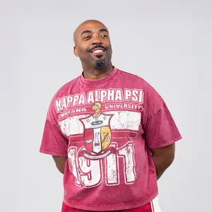 Kappa Alpha Psi Acid Wash Indiana University Box Tee