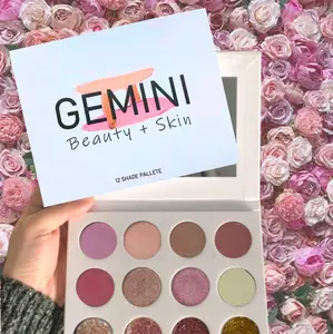 Gemini Beauty and skin Rose Garden Eyeshadow Palette Makeup 12 shade palette cosmetic