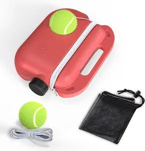 Solo Tennis Trainer Rebound Ball Set – Includes 2 String Balls & Mesh Bag – Portable Tennis Rebounder Kit for Self Practice, Beginner Training, Hand-Eye Coordination & Sport Exercise Anywhere CHEGIF