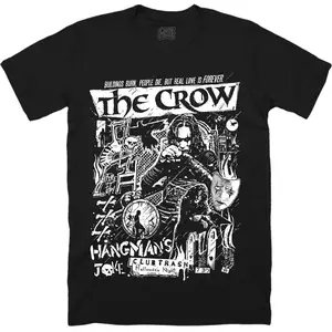 Women's The Crow: Hangman's Joke Classic Short Sleeve T-Shirt, Unisex Polyester Spandex Clothes, S-5XL Sizes
