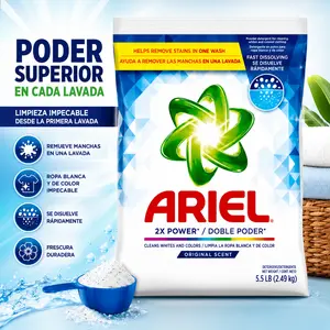1Pack-Ariel Detergent 250g Original, Ariel Powder Laundry Detergent, Original Scent（Packaging may vary）