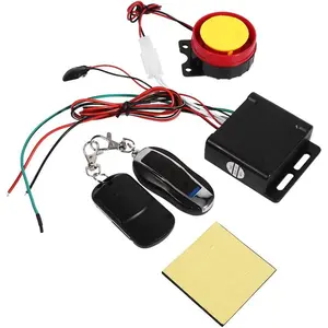 12V Motorcycle Anti-Theft Security Alarm System with Remote Engine Start for Riders Scooters Racing Enthusiasts Daily Commuters