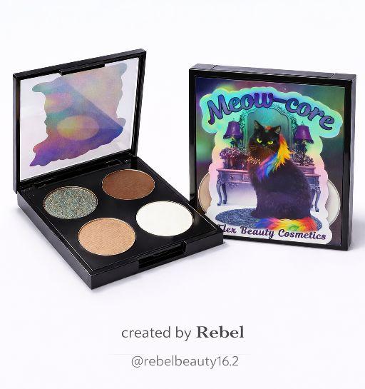 MEOW Quad PRE-DESIGNED Eyeshadow Palettes (By The PR Team)