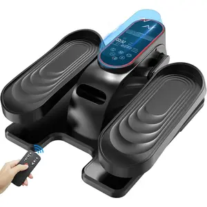 Under Desk Elliptical Exercise Machine,Electric Ellipse  Exerciser As Seen  TV, Machines While Sitting for Seniors ,Portable, Quiet, with Remote Control
