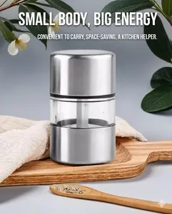 Convenient Spice Grinder — Outdoor Spice Grinder for Home Use, Perfect for Steak & BBQ Seasoning