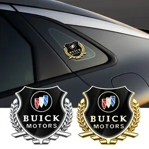 Buick Car Emblem Sticker, Waterproof Durable Tailgate Decoration, Personalized Modification Accessories, Stylish Auto Badge Decal