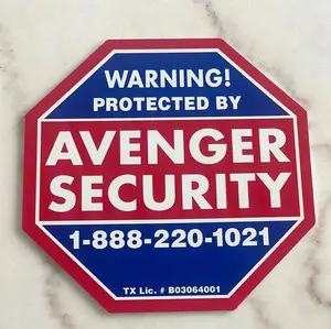 Avenger Security Sign
