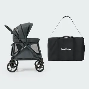 Q1 2.0 Stroller Wagon | Charcoal Gray, Included Rain Cover And Travel Bag