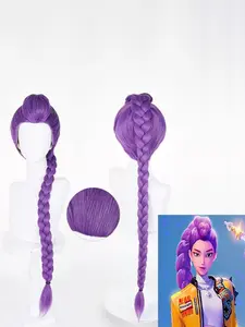 Anime Demon Hunting Witch Group Mira Lumi Zoe Full Cosplay Wigs, Various Character Styles, Full Headpieces, Perfect for Anime Fans, Cosplay Hair