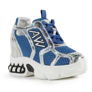 Anthony Wang Blue/Silver Sapota Sneaker Wedge