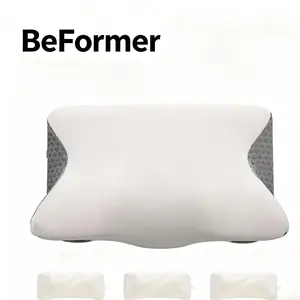 Horn Magic Block pillow，Triple Comfort – Three Loft Heights for All Sleep Positions – Ergonomic Three-Zone Pillow | High-Quality Memory Foam with Adjustable Loft Designed for Side Back and Stomach Sleepers