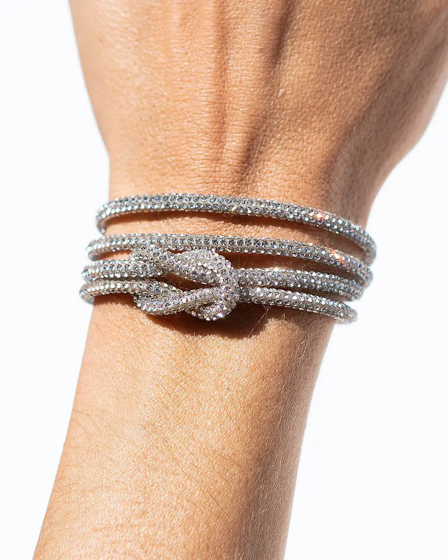 Knot Bracelet Set - Crystal Knot Bracelet Set - Crystal