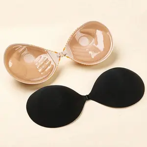 3D Palm Thickened Bra Pads for Wedding Dresses, Invisible Breathable Push-Up Front Hook Small Bust Enhancer, Flat Chest Use
