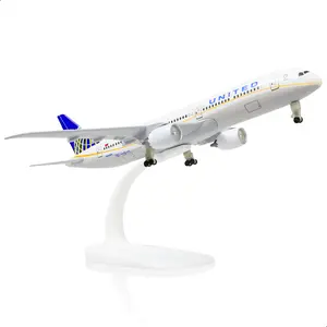 Boeing 787 1:300 United Diecast Metal Airplane Model with Stand Sky Jumbo Airliner Alloy Aircraft Kit for Aviation Enthusiasts Display Collection or Gift. springtok