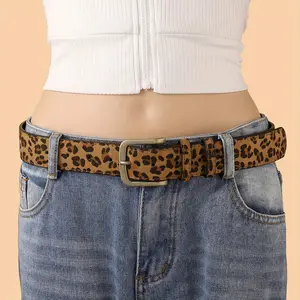 Women's belt Fashion literary and retro decoration Youth pin buckle belt