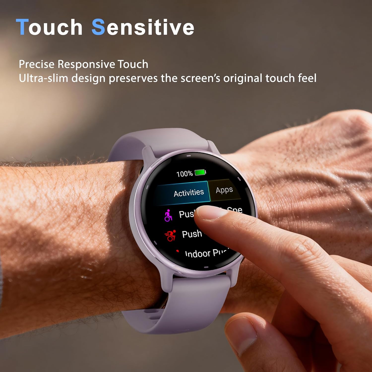 6 Pack Screen Protector for Garmin Vivoactive 6/5, Venu 4 41mm & 45mm, High Clarity Soft Film, Touch Sensitive, Anti Scratch, Bubble Free, Flexible Screen Protector,Durable & Easy to Clean