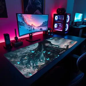 Muichiro Tokito Anime Mouse Pad, Demon Slayer Cartoon Movie Desk Mat, Anime Office Decor, Gaming Accessory, Gift For Anime Fans, Mousepad Gaming