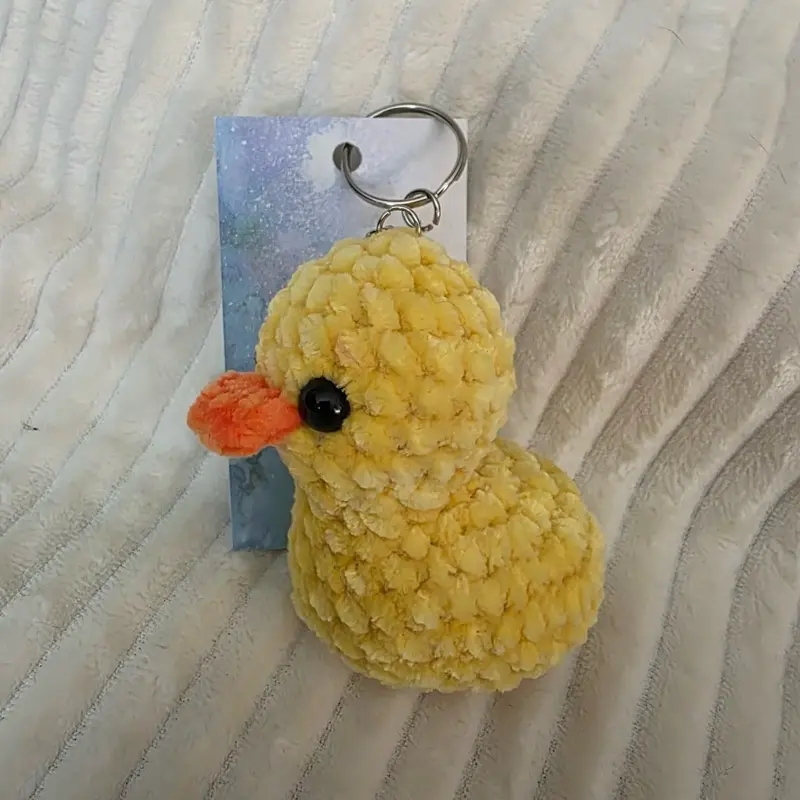 “Rubber” Duck Plush Bag Charm