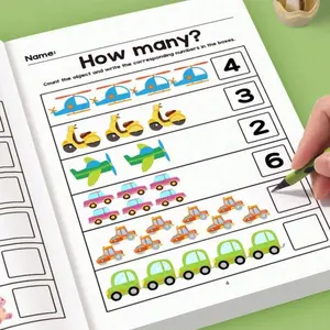 Interactive Preschool Math Workbook: NumberTracing & Addition/Subtraction Practice -Earlyearning activities for ages 2-4,pre-school curriculumfor home or classroom use -Educational book fornumber recognition -Tracing Preschool Books