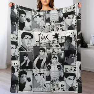 Jinx Joo Jaekyung Throw Blanket, Thermals For Travel Summer Beddings, Soft Blankets