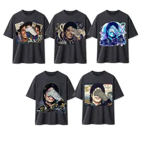 Collection Michael Glove Graphic T-Shirt Vintage 90s Tee, Jackson v4 shirt, Micha Jack Washed Tee, Shirt Y2k