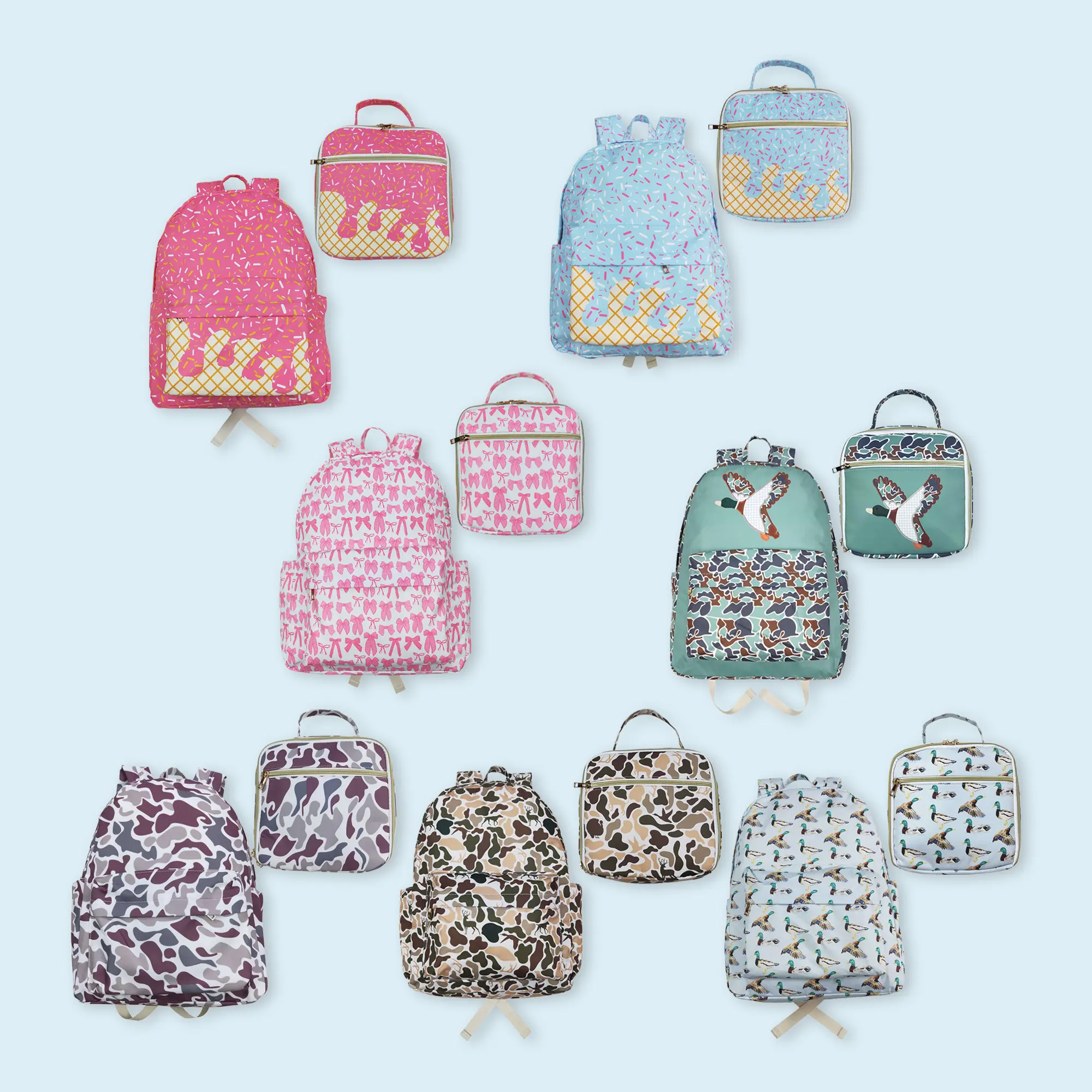 Camouflage kids baby lunch box bag Camouflage kids baby lunch box bag