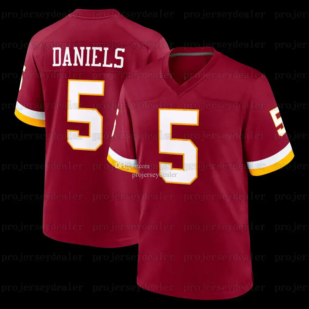 Men Jayden Daniels Washingtons Commanders 2026 Football Jerseys Terry McLaurin Bobby Wagner Mike Sainristil Da'Ron Payne
